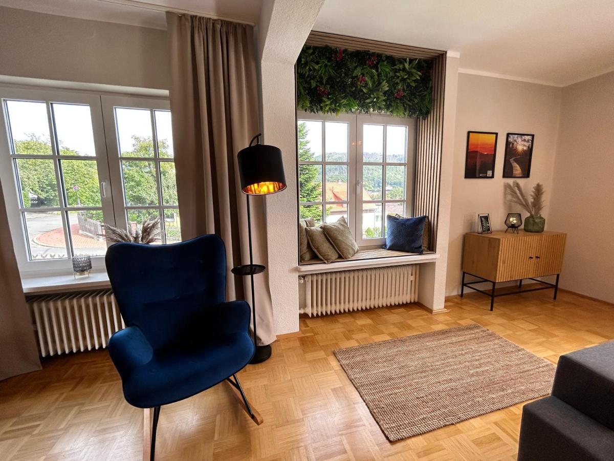 Harzburgliving Wohnung Goethe'S Ausblick Bad Harzburg Bagian luar foto