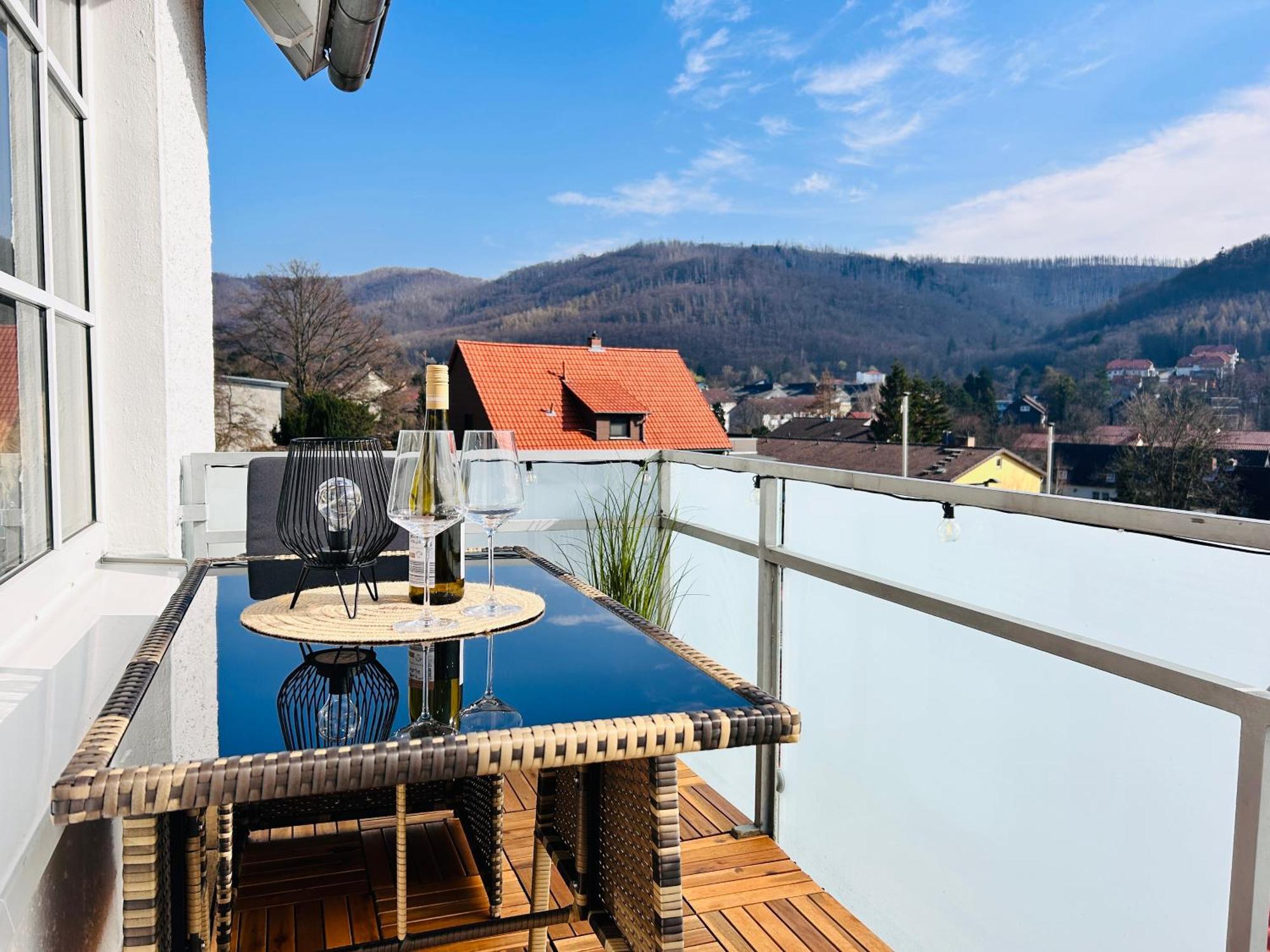Harzburgliving Wohnung Goethe'S Ausblick Bad Harzburg Bagian luar foto